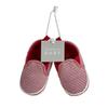 Stephan Baby Non-Slip Canvas Shoe-Style Foot Finders, Stripes, Red & White, Fits 6-12 Months view 4