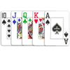 4-Color Red/Blue Poker Size Jumbo Index 2 Deck Setup view 2