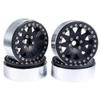 4Pcs 2.2" Aluminum Metal Beadlock Wheel Rims for Axial SCX10 CC01 D90 1/10 RC Crawler #2 view 4