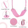 2 Pack Pink Swings Seats Heavy Duty 66 Inches Chain Plastic Coated - Playground Swing Set Accessories Replacement with Snap Hooks (Pink) view 3