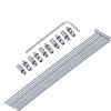 20pcs Adjustable Pushrod Connector Linkage Stopper&1.2mm x L190mm (7.5 inch) Steel Z Push Rods Parts w/Storage Box for RC Airplane Plane Boat Replacement view 1