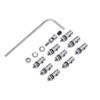 20pcs Adjustable Pushrod Connector Linkage Stopper&1.2mm x L190mm (7.5 inch) Steel Z Push Rods Parts w/Storage Box for RC Airplane Plane Boat Replacement view 4