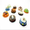 10x20mm Different Halloween Seasonal Cake Dollhouse Miniatures Food 15429 view 2