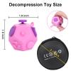 UOOEFUN Fidget Toys Cube,Finger Cube,12 Sided Fidget Toys Relief Stress and Anxiety Depression Autism for Girls Kids Adults (Pink) view 2