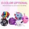UOOEFUN Fidget Toys Cube,Finger Cube,12 Sided Fidget Toys Relief Stress and Anxiety Depression Autism for Girls Kids Adults (Pink) view 4