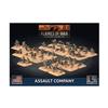 Flames of War: American Assault Company (Late-War) - Miniature Wargame - Ages 16+ - 37 Pieces - Plastic & Metal - Assembly Required view 1