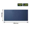 BALIKEN 108X56 Inch Section of Two-Tone Suited Poker Table Speed Cloth, with Diamonds Hearts Clubs and Spades Patterns Waterproof Easy to Clean (Grey) view 2