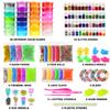 126 Pcs DIY Slime Making Kit for Girls Boys - Birthday Idea for Kids Age 5+. Ultimate Supplies Include 28 Crystal Slime, 2 Glow in The Dark Powder, 48 Bottle Glitter Jar etc. view 2