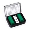 Bilywey Left Right Center Dice Game Set with 3 Dices + 36 Chips (Green) view 1
