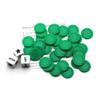 Bilywey Left Right Center Dice Game Set with 3 Dices + 36 Chips (Green) view 3