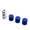 Bilywey Left Right Dice Set with 3 Dices + 36 Blue Chips (Blue) view 4