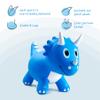 EVERICH TOY Kids Dinosaur Bouncy Animal Toys, Inflatable Triceratops Bouncer, Ride on Bounce Hopper, Indoor Outdoor Activity Birthday Gift for 18 Months 2 3 4 Years Old Boys view 4
