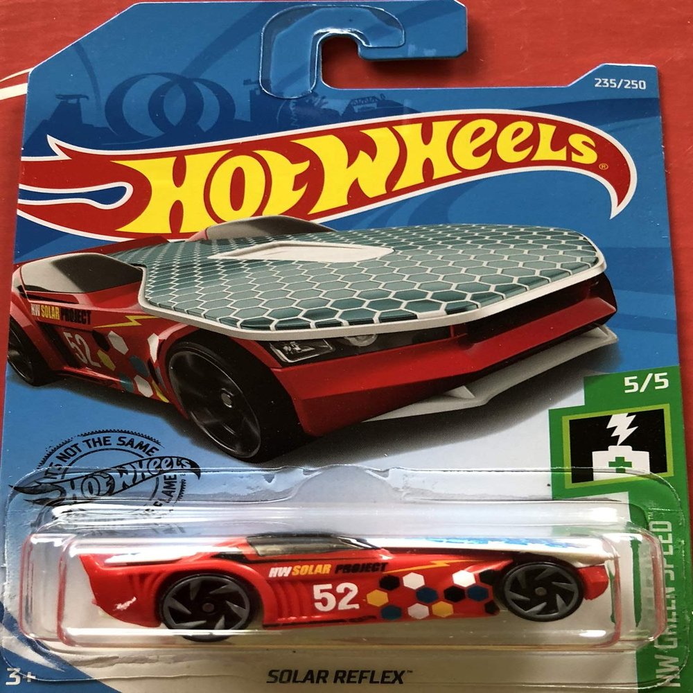 hot wheels solar reflex 235/250 exclusive by tiny toes- Multi color
