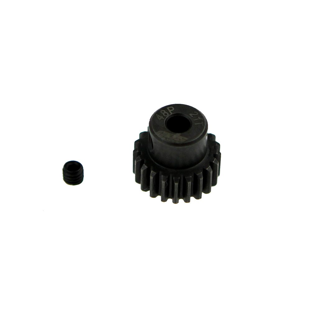 GDS Racing 48P Hardened Steel Pinion Gear 1/8"(3.17mm) Bore for RC Model (21T)