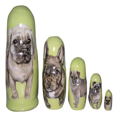Pugs Nesting Doll