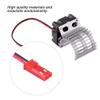 Heatsink for RC Motor, Motor Heat Sink System with Cooling Fan for 1/10 Scale Electric RC Car 380/390 Motor(03) view 4