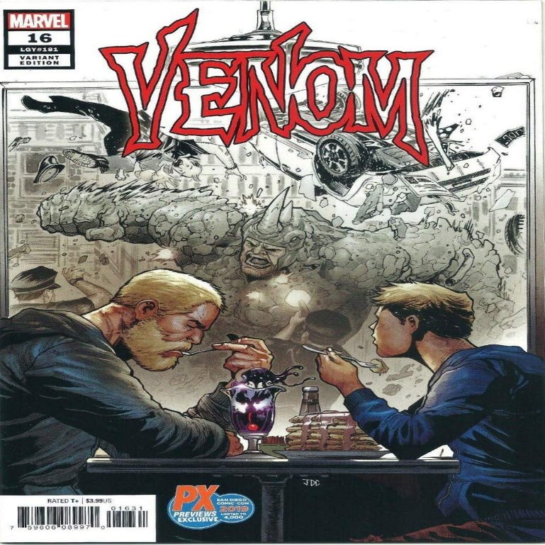 2019 San Diego Comic Con Exclusive Venom #16 PX Sketch Variant