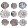 Set of 9 Coins from 9 Different Countries Aluminium Coins LOT view 1