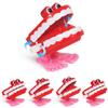 16 Pack Wind Up Teeth Walking Babbling Teeth Chattering Teeth for Party Favors Supplies Props for Halloween Gag Shows view 4