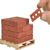 Acacia Grove Mini Red Bricks with Pallet, 1/6 Scale (32 Pack) view 1