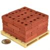 Acacia Grove Mini Red Bricks with Pallet, 1/6 Scale (32 Pack) view 4