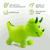 EVERICH TOY Kids Dinosaur Bouncy Animal Toys, Inflatable Triceratops Bouncer, Ride on Bounce Hopper, Indoor Outdoor Activity Birthday Gift for 18 Months 2 3 4 Years Old Boys view 4