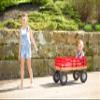 Berlin Flyer Sport Wagon - Model F410 - Amish Made in Ohio, USA - 10" No-Flat Tires (Orange) view 2