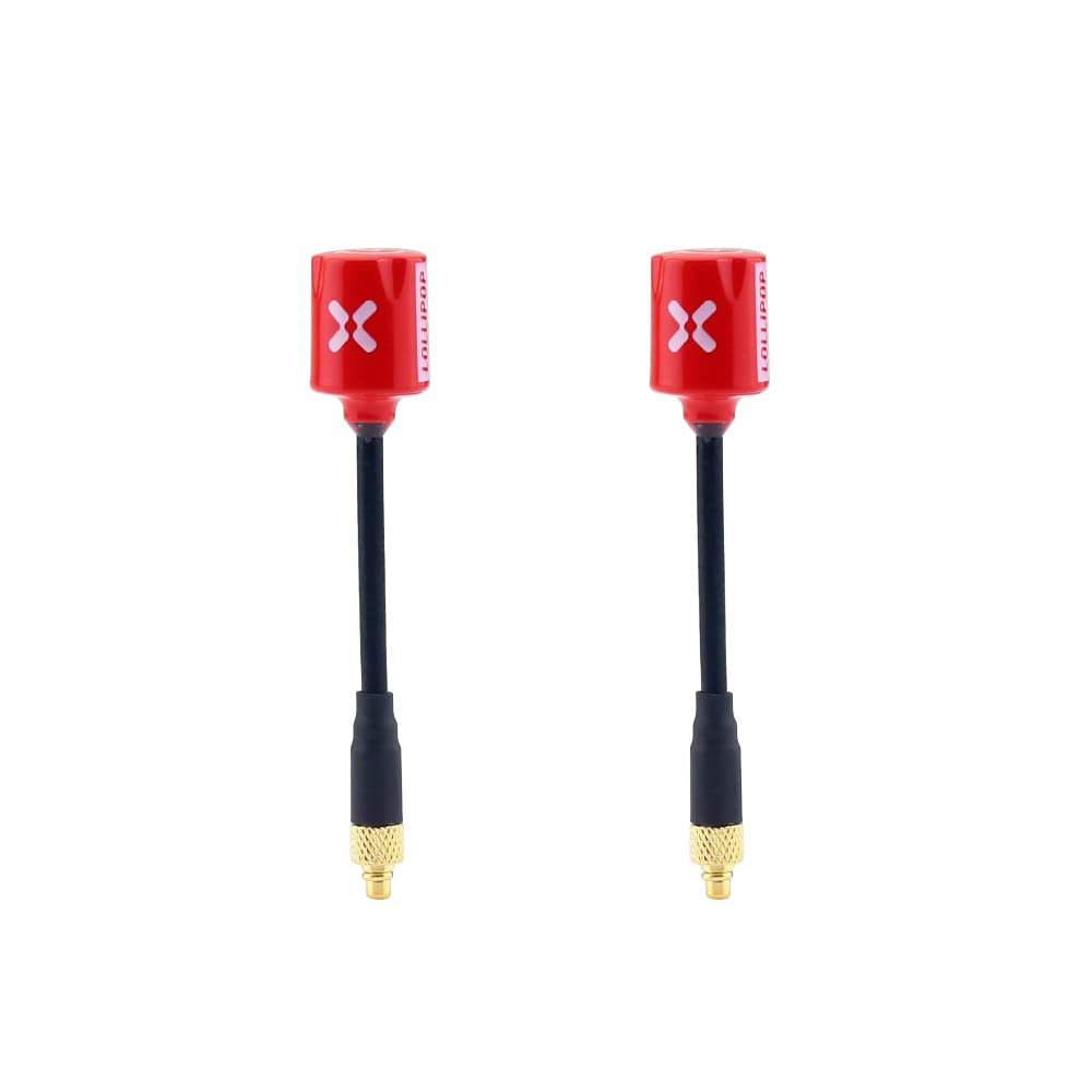 2pcs FPV Antenna Lollipop V3 5.8G 2.5dBi Super Mini RHCP Stubby Antenna MMCX Straight Connector for RC Drone FPV Racing Quadcopeter Multicopter
