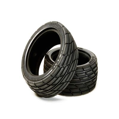 TAMIYA 1/10 4 Wheel Drive M-2 Onroad Tires 2 TAM53227 RC Tire