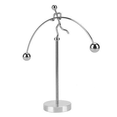 Steel Balance Weightlifter Desk Toy, Physics Art Balancing Sculpture, Office Home Decor, Stress Relief