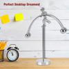 Steel Balance Weightlifter Desk Toy, Physics Art Balancing Sculpture, Office Home Decor, Stress Relief view 3