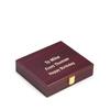 Bey-Berk Personalized David 100-Chip Cherry Wood Poker Set, 11.5g Clay Composite Chips with Cards and Dice in Wooden Case view 2