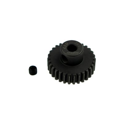 GDS Racing 48P Hardened Steel Pinion Gear 1/8"(3.17mm) Bore for RC Model (30T)
