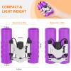 OBUBY Real Binoculars for Kids Gifts for 3-12 Years Boys Girls 8x21 High-Resolution Optics Mini Compact Binocular Toys Shockproof Folding Small Telescope for Bird Watching,Travel, Camping, Purple view 3