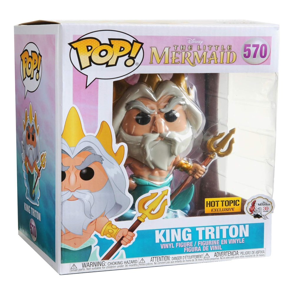 Funko Pop! Disney The Little Mermaid King Triton 6 Exclusive #570