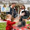 Bubble Machine Durable Automatic Bubble Blower, 18000+ Big Bubbles Per Minute Bubbles for Kids Toddlers Bubble Maker Operated by Plugin or Batteries Bubble Toys for Indoor Outdoor Birthday Party view 3