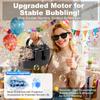 Bubble Machine Durable Automatic Bubble Blower, 18000+ Big Bubbles Per Minute Bubbles for Kids Toddlers Bubble Maker Operated by Plugin or Batteries Bubble Toys for Indoor Outdoor Birthday Party view 4