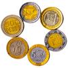 6 Coins from 6 Different Countries BIMETAL Coins North, South, Latin America view 1