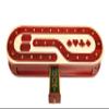 Palm Royal Handicrafts - 4 Track Cribbage Board Made with Blood Wood/Maple Wood with Place of Skunk and Corner 4 Track Continuous Cribbage Board view 4