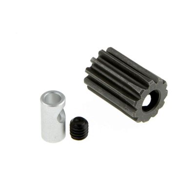 GDS Racing M0.8 Steel Pinion Gear for RC Model Car 1/8"(3.175mm) and 5mm Shaft (11T)