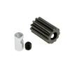 GDS Racing M0.8 Steel Pinion Gear for RC Model Car 1/8"(3.175mm) and 5mm Shaft (11T) view 1