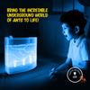 Dan&Darci Light-up Ant Farm Terrarium Kit for Kids  LED Habitat for Live Ants with Nutrient Rich Gel - Watch Them Dig Their Own Tunnels - Learning Science Toys, Experiment Gift for Boys & Girls view 4