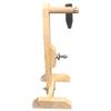 WoodWell 12 Inch Tabletop Spinning Prize Wheel w/Wood Stand | Dry Erase | 8 Customizable Slots | Casino Games | Family Night | Classrooms | with Markers and Eraser view 4