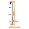 WoodWell 20 Inch Tabletop Spinning Prize Wheel w/Wood Stand | Dry Erase | 12 Customizable Slots | Casino Games | Family Night | Classrooms | with Markers and Eraser view 2