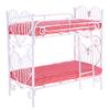 Harilla 1/12 Dollhouse Miniatures Metal Bunk Bed Furnishings Decorative Accessory view 3