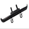 Aluminum Front Bumper Mount + D-Rings For Traxxas TRX-4 Chevrolet K5 Blazer (82076-4) - 3Pc Set Black view 1