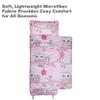 EVERYDAY KIDS Nap Mat with Removable Pillow - Carry Handle with Straps Closure, Rollup Design, Soft Microfiber for Preschool, Daycare, Travel Sleeping Bag - Sweet Owls - Ages 3-6 Years view 3