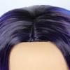 Linfairy Kids Child Purple Dye Wig Halloween Costume Cosplay Wave Wig view 3