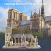 CubicFun 3D Puzzles for Kids Ages 8-10 - Notre Dame de Paris Gifts for 10 Year Old Girl Boy - Art STEM Projects for Kids Ages 8-12 - Classroom Desk Decorations, 128 Pieces view 2
