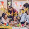 Young Wild & Three Banner Gold Glitter, Young Wild and Three Decorations, Happy Birthday 3rd Banner, 3rd Birthday Decorations view 2